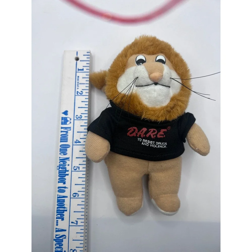 Vintage D.A.R.E Darren The Lion In‎ T-Shirt Plush Bean Bag 6